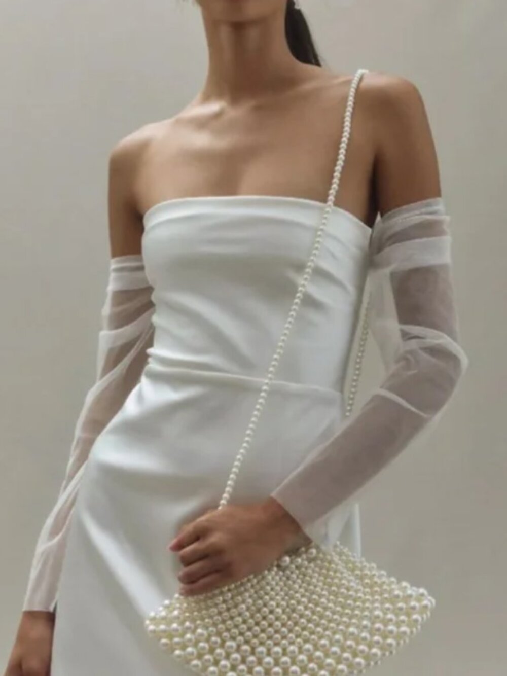 BHLDN White Mini Reception Dress | Bridal After Party Dress Size S